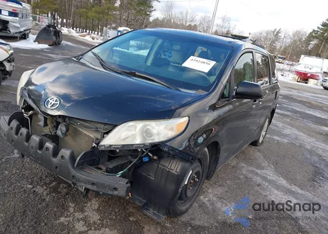 2012 Toyota Sienna Le 7 Passenger from USA, damaged, VIN 5TDJK3DC1CS042053